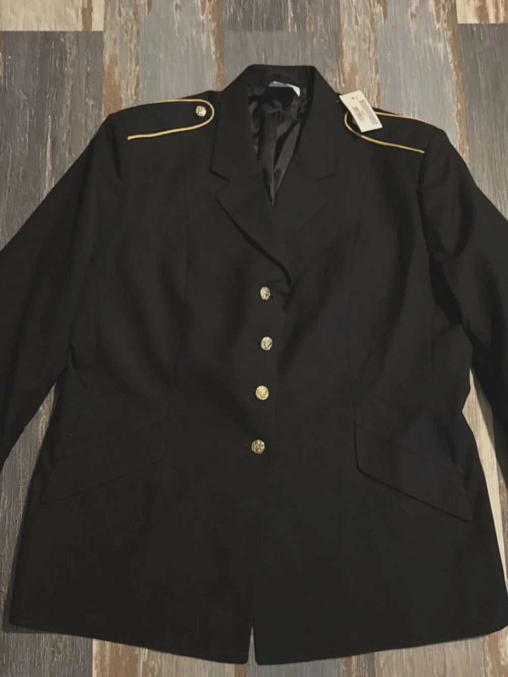 US Army Dress Coat Women's 24 MR Officer Service Blue 450 Poly Wool Uniform NEW - Picture 11 of 11
